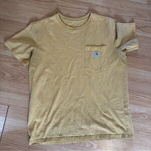 Carhartt women’s loose fit heavyweight gold front pocket short sleeve work wear